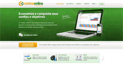 Desktop Screenshot of contasonline.com.br
